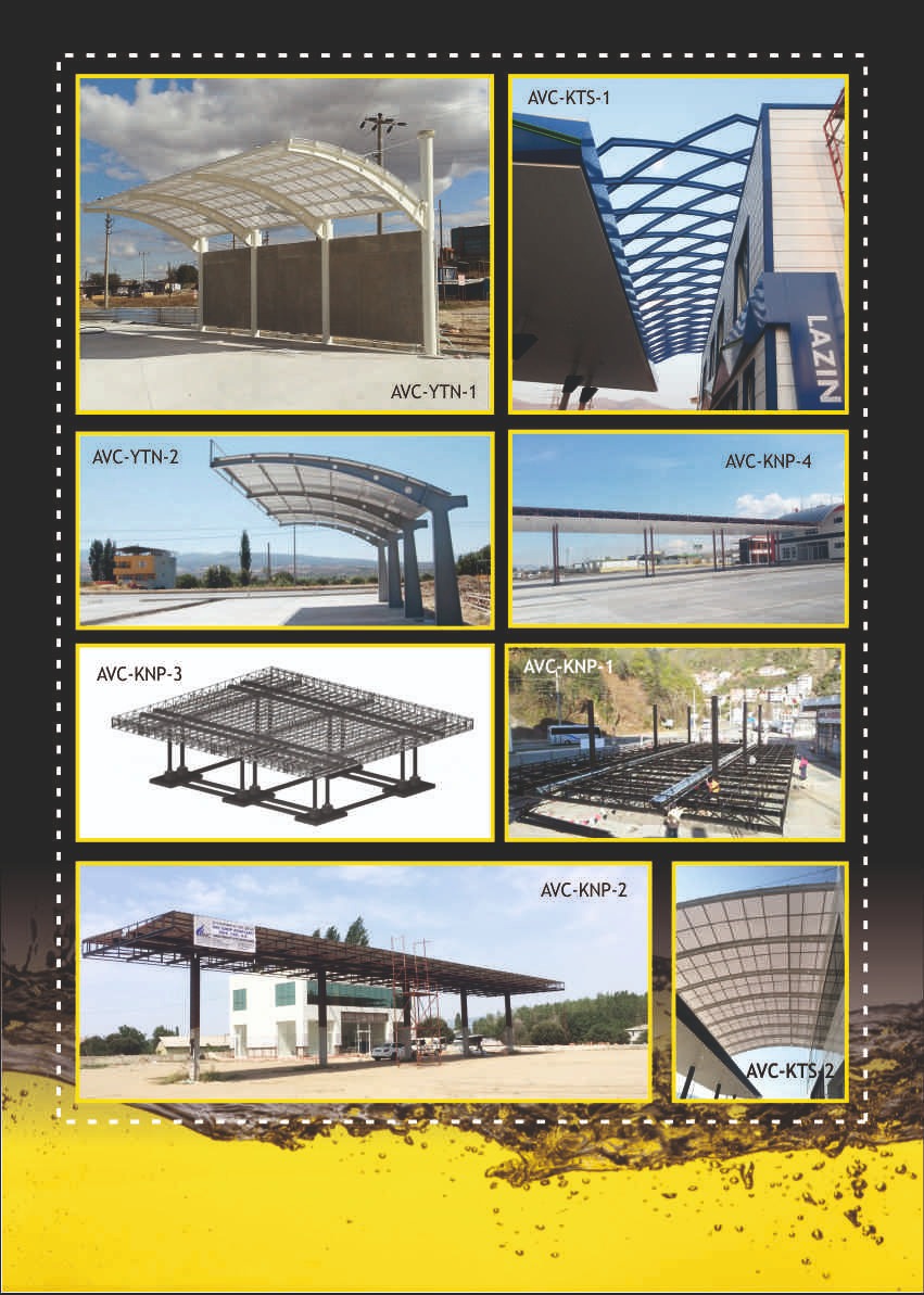 Kanopi ve tonoz imalatı